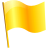 Yellow Flag Icon 48x48 png